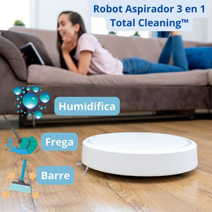 Robot Aspirador 3 en 1 Total Cleaning™